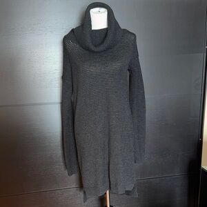 Alice + Olivia Charcoal Cowl Neck Sweater